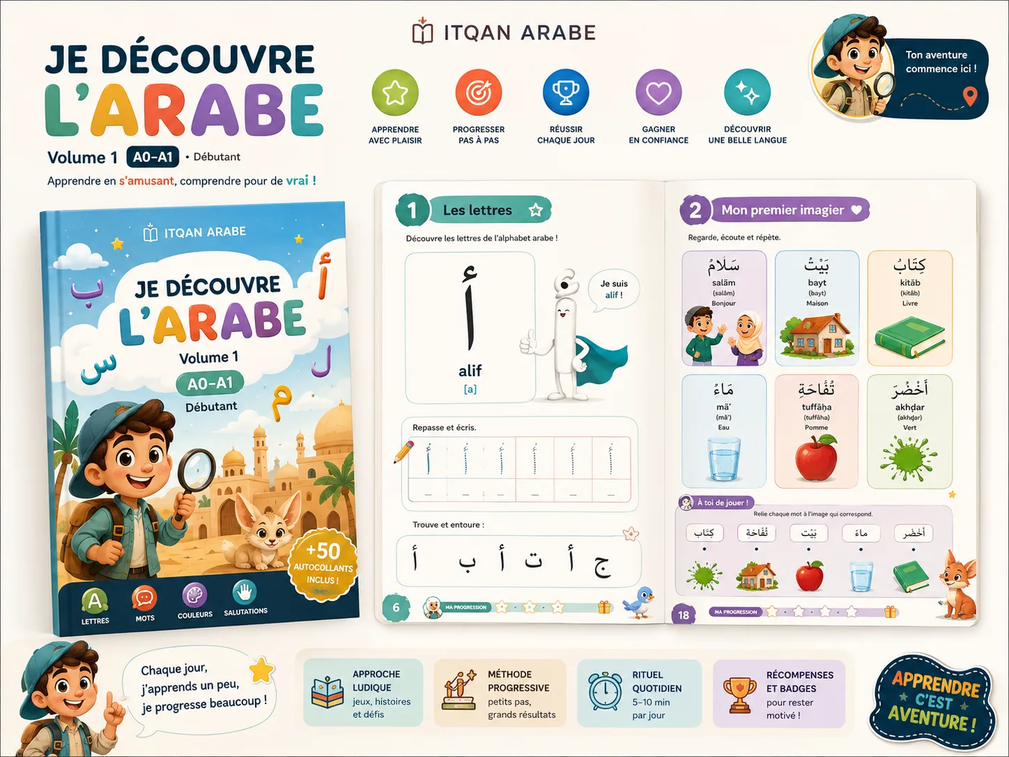 Cahier arabe enfant francophone PDF